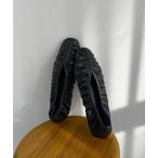 パンプス ギャザーソフトフラットシューズ