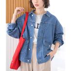 ショッピング綿100 デニムジャケット gジャン 限定展開　レギュラー デニム ジャケット レディース
