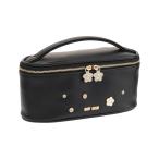 ポーチ マリークワント mary quant メタルビジュー ミニバニティ レディース