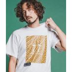 ショッピングmiddle tシャツ mt10173-middle onz S-S fine t-shirt (77leopard) Tシャツ(7726S180) メンズ