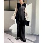 ワンピース 「3点セット」Vネックベストセットアップ