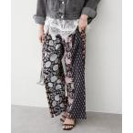  брюки [nane][India series] лоскутное шитье полоса брюки женский 