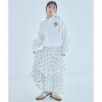 ショッピングラベンダー スカート Sustainableプリーツティアードスカート