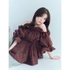 ボリュームギャザーフリルチュニック レディース