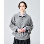 セーター ニット MERANGE KNIT POLO / メランジニットポロ メンズ レディース