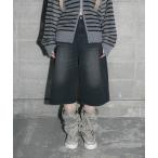 ジーンズ デニム デニムパンツ ワイドデニムハーフパンツ レディース メンズ