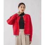 カーディガン スウェットライククルーカーディガン/632604 レディース