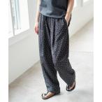 ショッピングドット パンツ 「WEB限定 / 追加」ドットプリントイージーストレートパンツ レディース