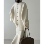 セットアップ リバーシブルカーディガンニ