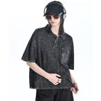  рубашка-поло Wide Cropped Cotton Polo / широкий укороченные брюки хлопок Polo мужской женский 