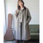 [niko and...] пальто с отложным воротником LONG серый женский 