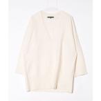 「23区」 ニットワンピース 38 ベージュ レディース