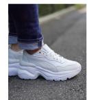 [PUMA] обувь 24.0cm белый × серебряный женский 