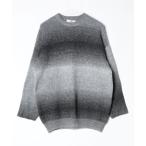 [ADRER] длинный рукав вязаный X-SMALL серый мужской 