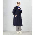 [COMME CA ISM] пальто с отложным воротником MEDIUM темно-синий женский 