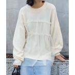 [MONO-MART] длинный рукав вязаный FREE бежевый мужской 