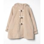 「etoll.」 ダッフルコート M グレイッシュベージュ レディース