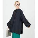 [FREAK'S STORE] длинный рукав туника свободный черный женский 