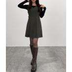 「CENEA」 ノースリーブワンピース MEDIUM チャコール レディース