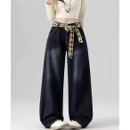  джинсы Denim Denim брюки талия лента проверка карман Denim брюки женский 