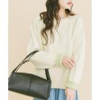 ニット セーター ラグランスリーブリバーシブルニット レディース