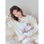  пижама салон одежда воздушный Lee Moco Logo вышивка шорты женский 