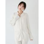 パジャマ ルームウェア 調温スムーズィーランダムリブカーディガン レディース