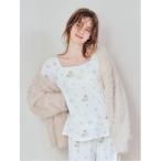 パジャマ ルームウェア フェザーカーディガン レディース