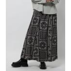 スカート プリントパネルスカート