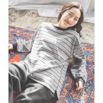 ショッピングボーダー tシャツ COLORマイスターボーダーロンT レディース