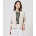 カーディガン 「昨年ご好評・オンオフ使える・冷房対策に」Cotton Acetate ニット ジャケット レディース