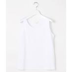 タンクトップ ノースリーブ スーピマスムーススリム タンクトップ レディース