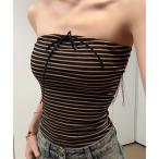  tube top bare top [26 год весна лето новый продукт ] cup имеется окантовка рисунок ремешок лента бюстье 