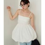  топ [Cherir Mignon]2way необычность материалы ba Rune Hem cup имеется топ 