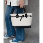 トートバッグ ベルトアクセントキャンバス