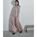パンツ バルーンヘムイージーワイドパンツ レディース