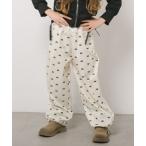 パンツ チュールティアードフリルリボンプリントボトムス キッズ 子供服 女の子