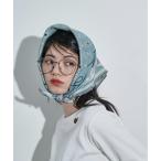 スカーフ バンダナ シルクライクサテンスカーフ レディース