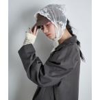 スカーフ バンダナ チュールレーストライアングルスカーフ レディース