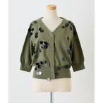 カーディガン CEPIE./スパンコールカーディガン レディース