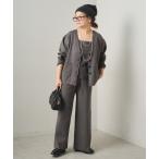 ニット セーター 「3点セット」ニットカーデ/ニットパンツ/ニットインナー レディース