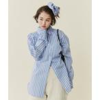 ブラウス シャツ ドビーストライプシャツ