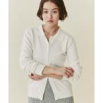 カーディガン ニットポロカーディガン レ