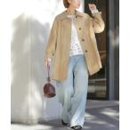 ステンカラーコート コート 「26SS新作」コットンナイロンAラインステンコート レディース