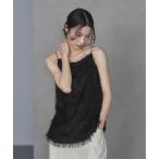 シャギーキャミソール レディース