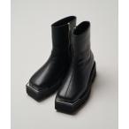 ブーツ 「mi-企画」スクエアトゥブーツ レディース メンズ