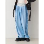 パンツ バレルレッグフリルトラックパンツ「セットアップ対応」 レディース