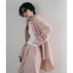 ブラウス シャツ パウダースキンカシュクール2wayストライプシャツ レディース