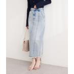 デニムスカート ストレートデニムタイトスカート