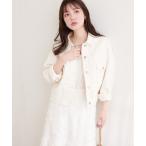 ショッピングレース デニムジャケット gジャン 袖レース付きGジャン レディース